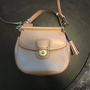 Coach cream crossbody
